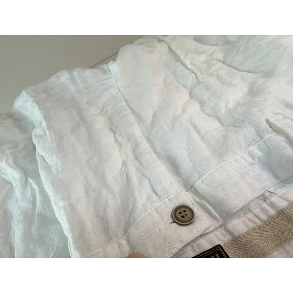 JoS.‎ A Bank Men's White Linen Blend Reserve Shorts Size 44R NWT Beach Vacation